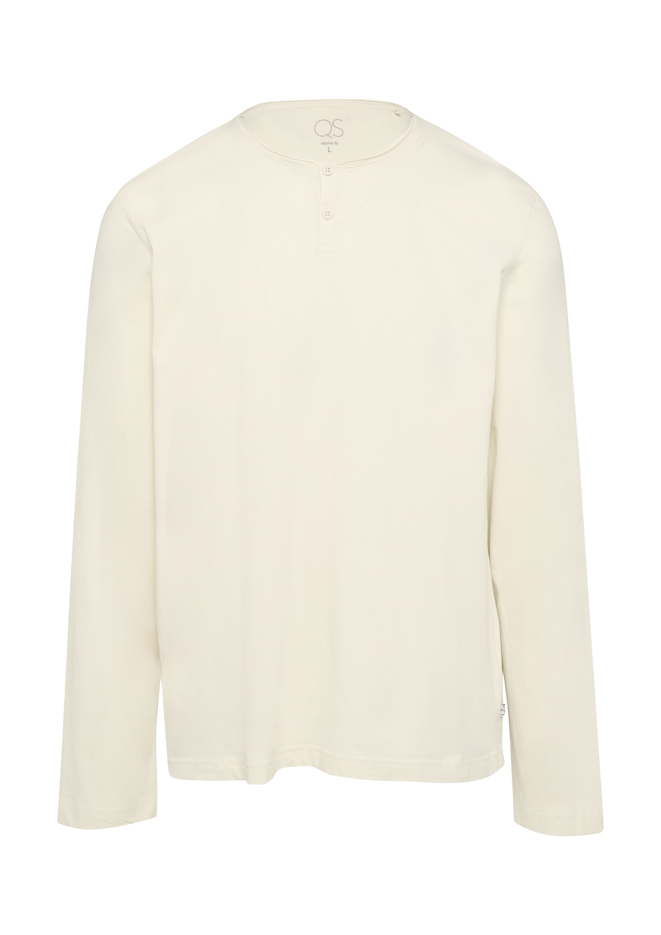 T-Shirt QS en beige : devant