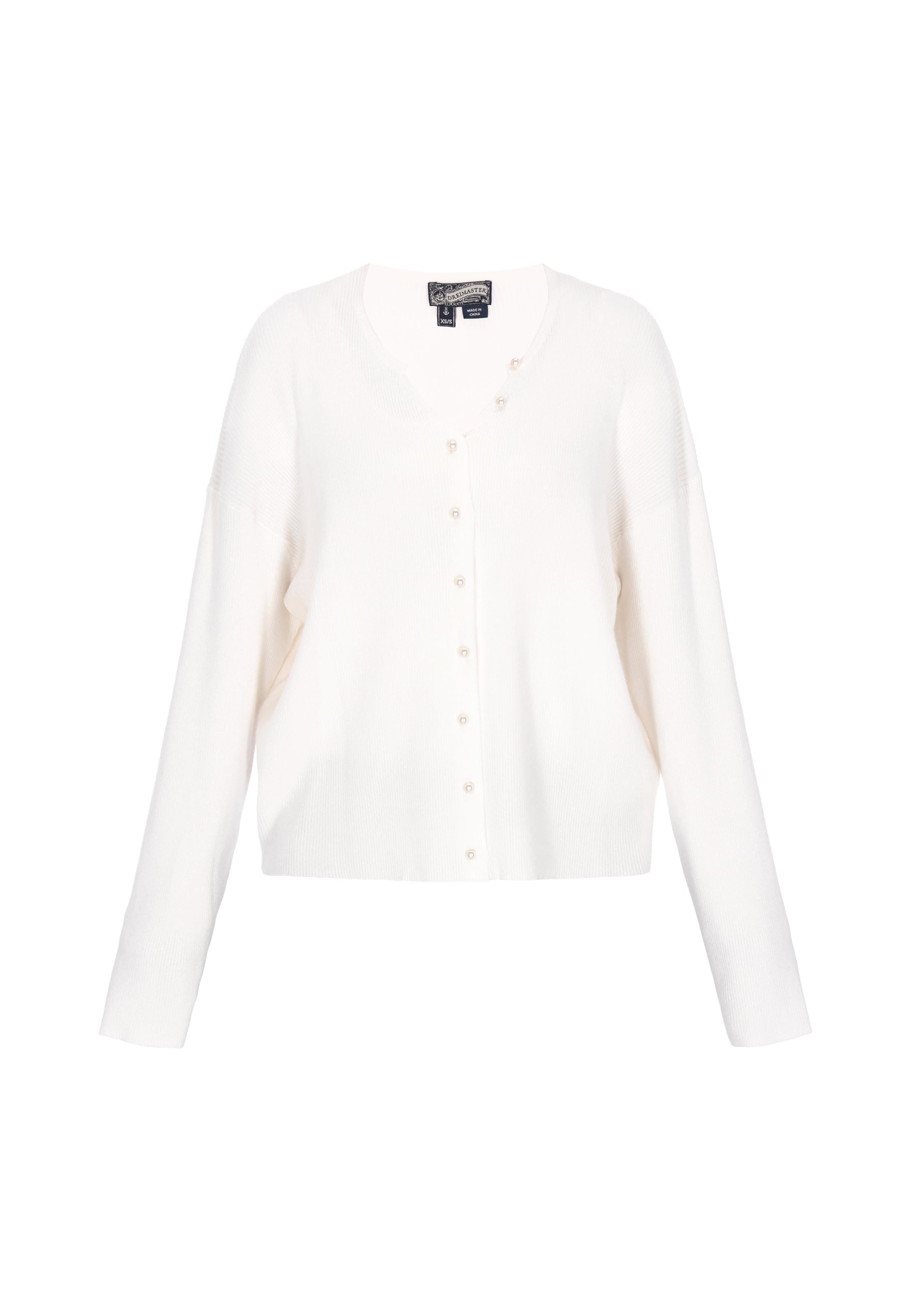 DreiMaster Vintage - Cárdigan en blanco: frente