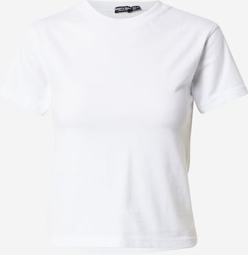 T-shirt Nasty Gal en blanc : devant