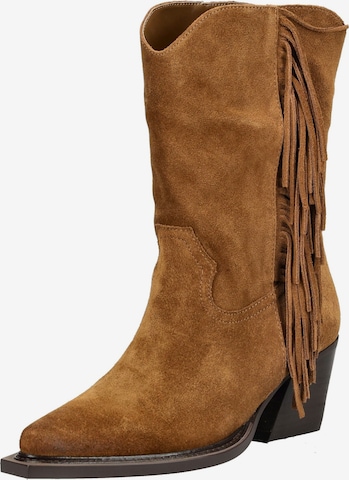 INUOVO Cowboy Boots in Brown: front
