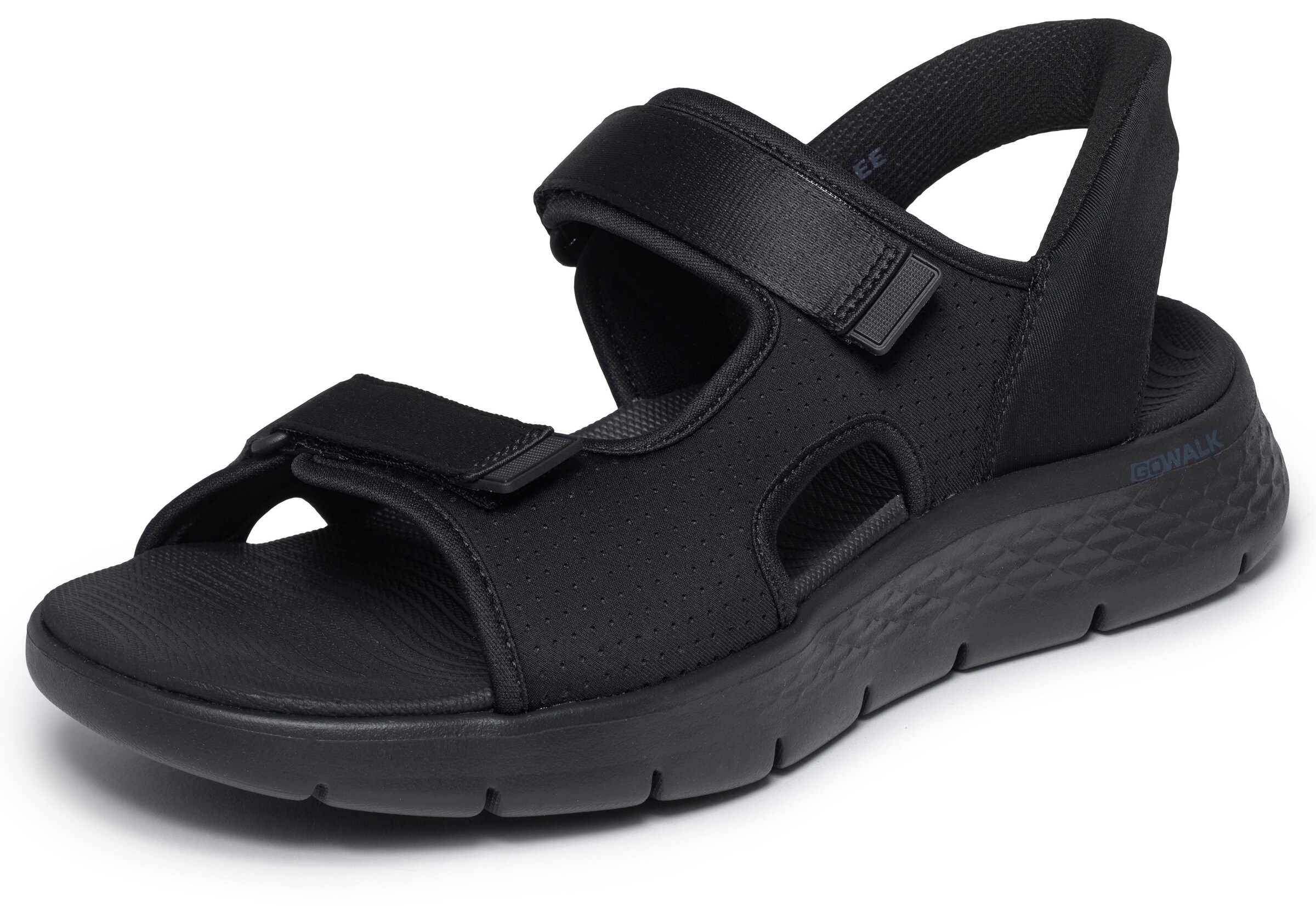 SKECHERS Sandale in Schwarz: Vorderseite