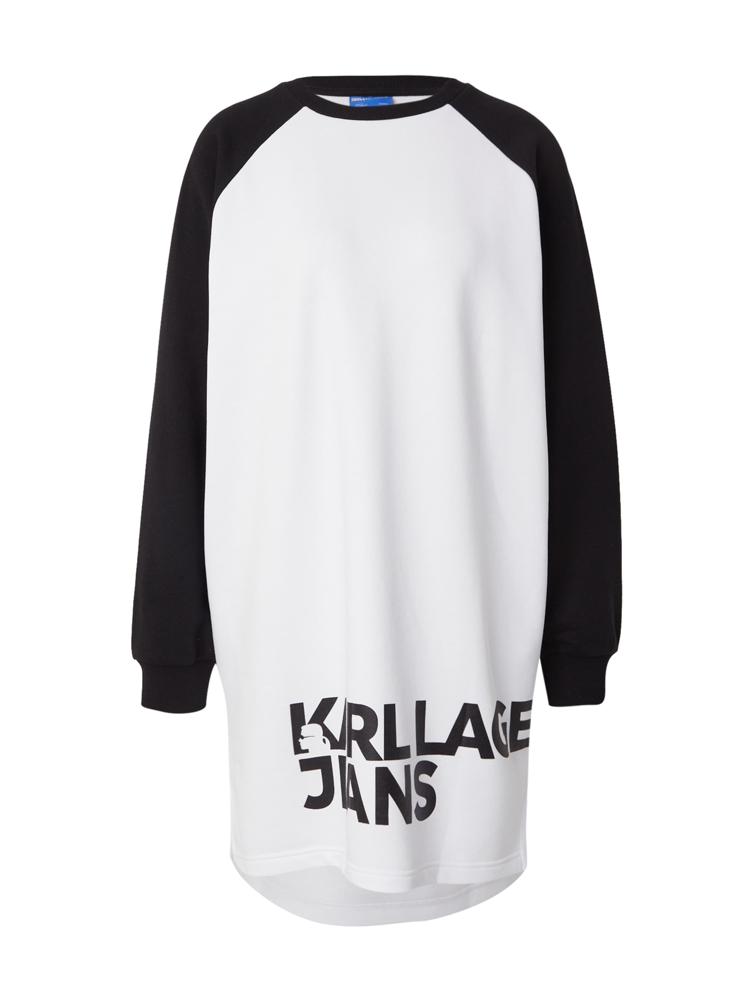 KARL LAGERFELD JEANS Φόρεμα σε λευκό: μπροστά