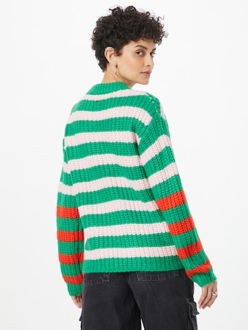 PULZ Jeans Sweater 'DONATELLA' in Green