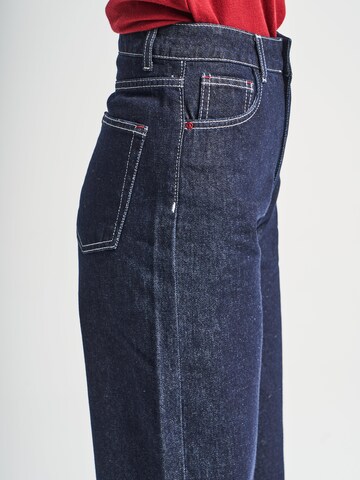 IT'S BASIC Regular Jeans 'Straight High Rise Jeans' in Blauw
