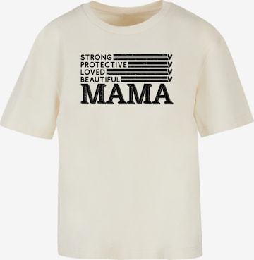 T-shirt F4NT4STIC en beige : devant