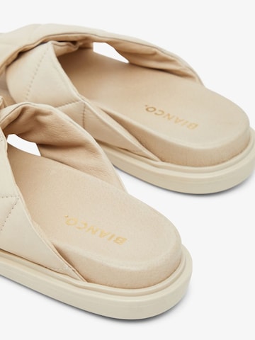 Bianco Mules ' BIAFRANCINE ' in Beige