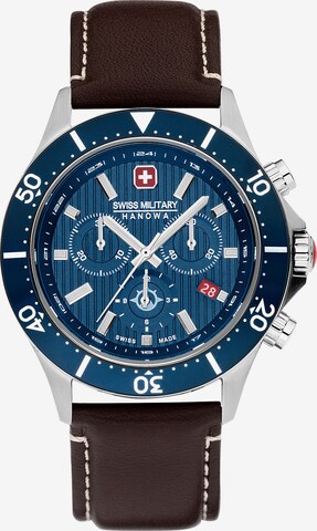 SWISS MILITARY HANOWA Chronograph 'FLAGSHIP X CHRONO' in Braun: predná strana