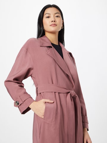 ABOUT YOU Between-Seasons Coat 'Vicky' in Pink