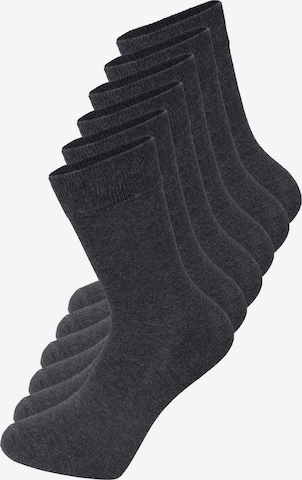 Chaussettes 'LV-904 Übergrößen' Lavecchia en gris : devant