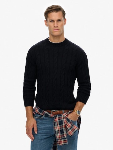 Superdry Pullover 'Jacob Cable'‌ in Blau