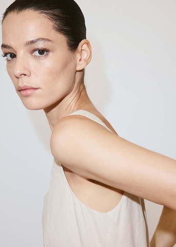 MANGO Kleid in Beige