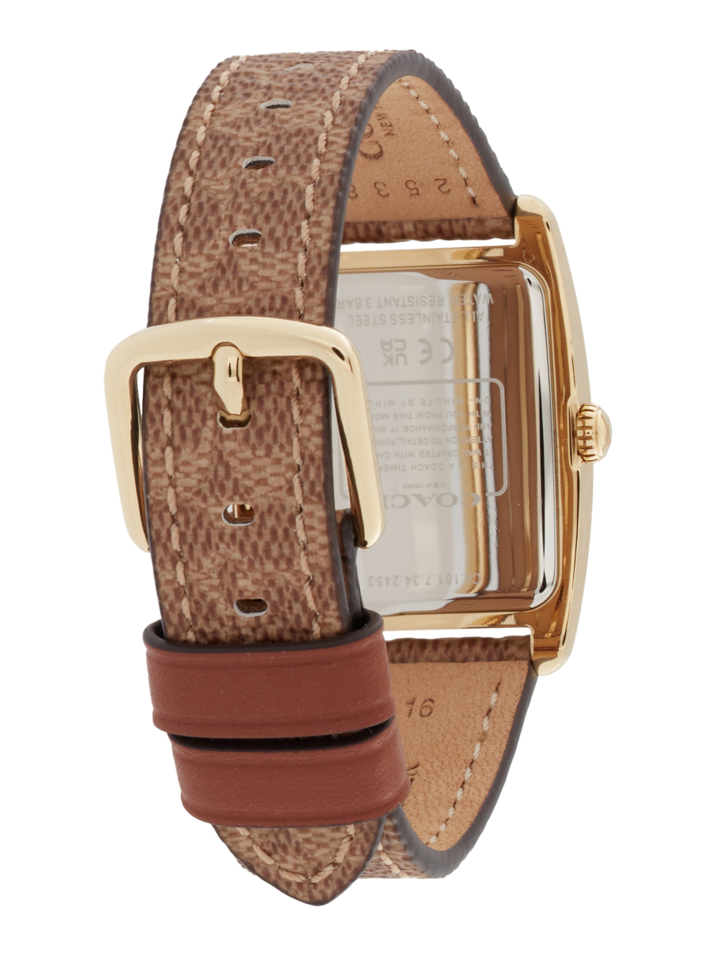 Ceas analogic 'Reese' de la COACH pe auriu