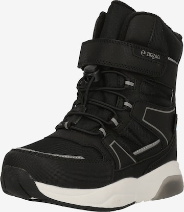 ZigZag Winterschuhe in Schwarz: Vorderseite