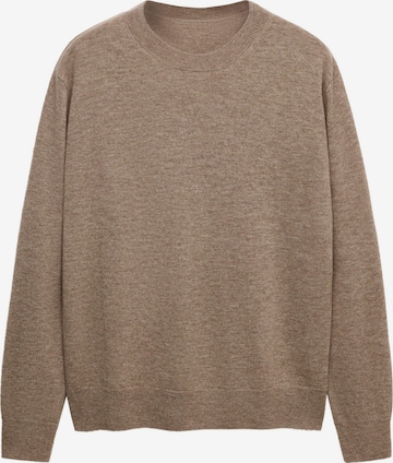 MANGO Sweter 'SERRANO' w kolorze brązowy: przód