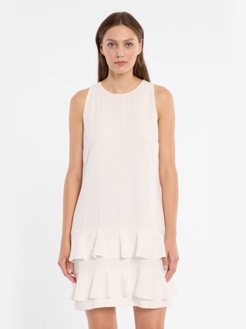 Robe 'Dorima' Ana Alcazar en blanc : devant