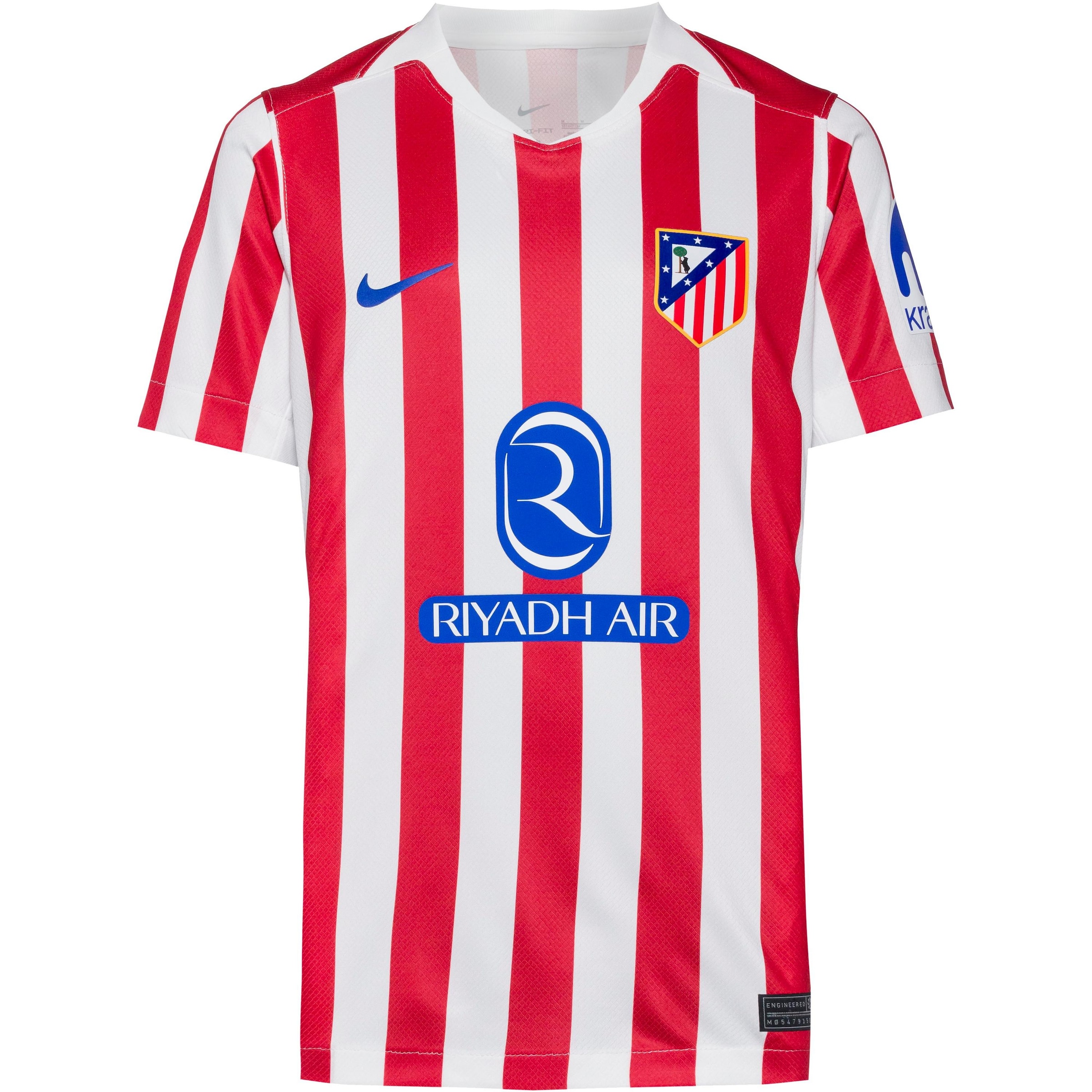 NIKE Performance Shirt 'Atletico 25-26' in White: front
