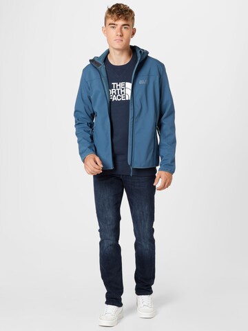 JACK WOLFSKIN Softshelljacke 'NORTHERN POINT' in Blau