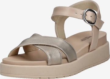 Sandalo di Nero Giardini in beige: frontale