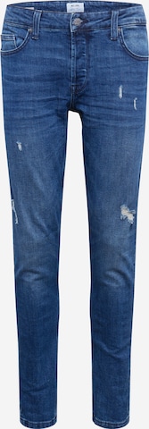 Slimfit Jeans 'ONSLOOM DAMAGE' de la Only & Sons pe albastru: față