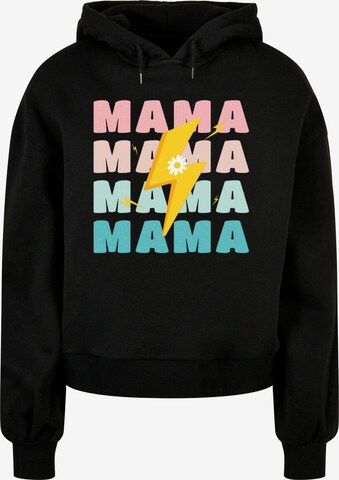 Merchcode Sweatshirt 'Mothers Day - Mama' in Schwarz: predná strana