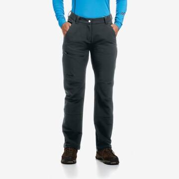 Maier Sports Regular Outdoor Pants 'Helga' in Grey: front