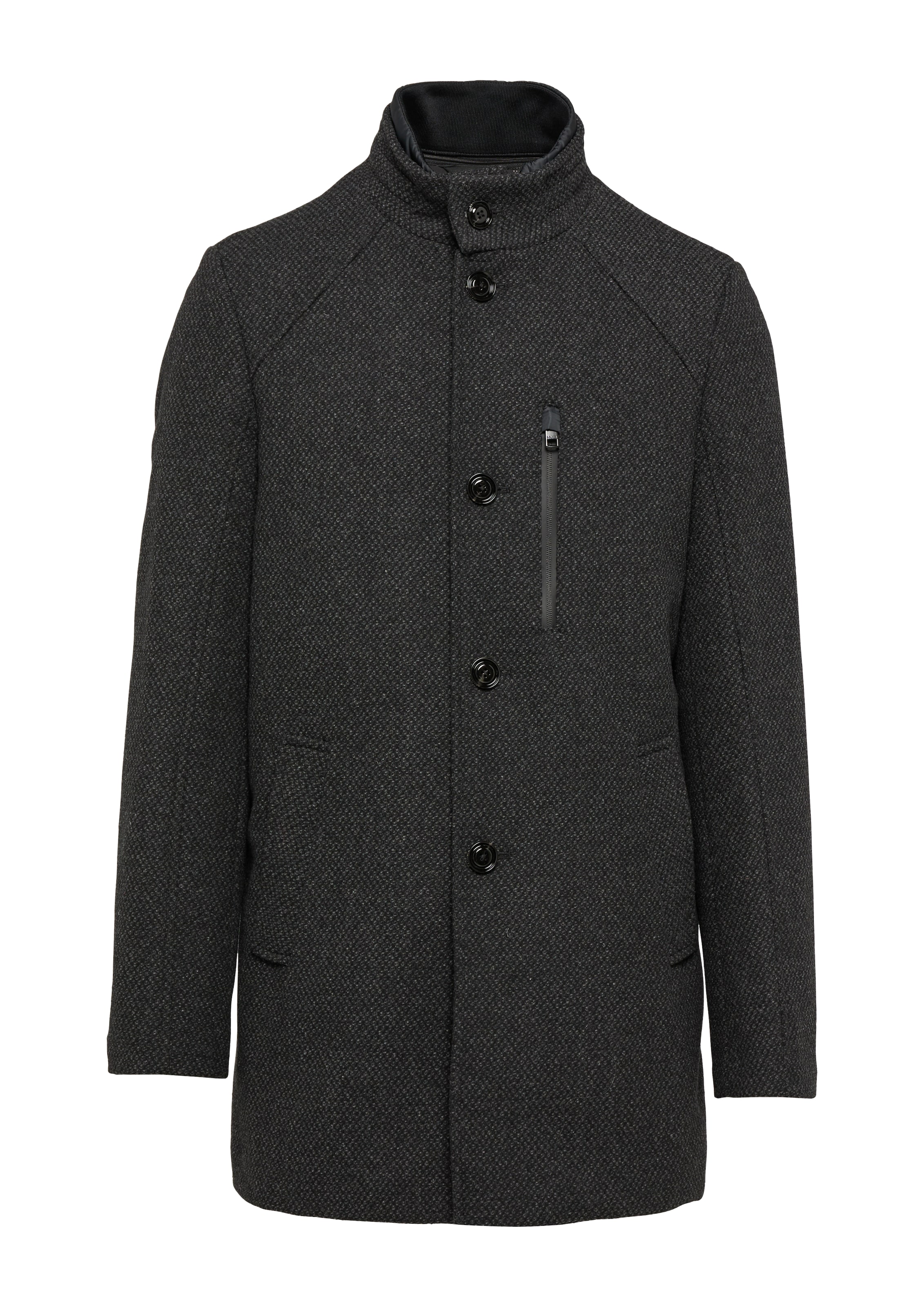 s.Oliver BLACK LABEL Übergangsmantel in Grau: Vorderseite