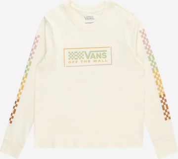 T-Shirt VANS en blanc : devant