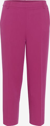 Pantaloni con piega frontale 'Sakura' di Kaffe in rosa: frontale