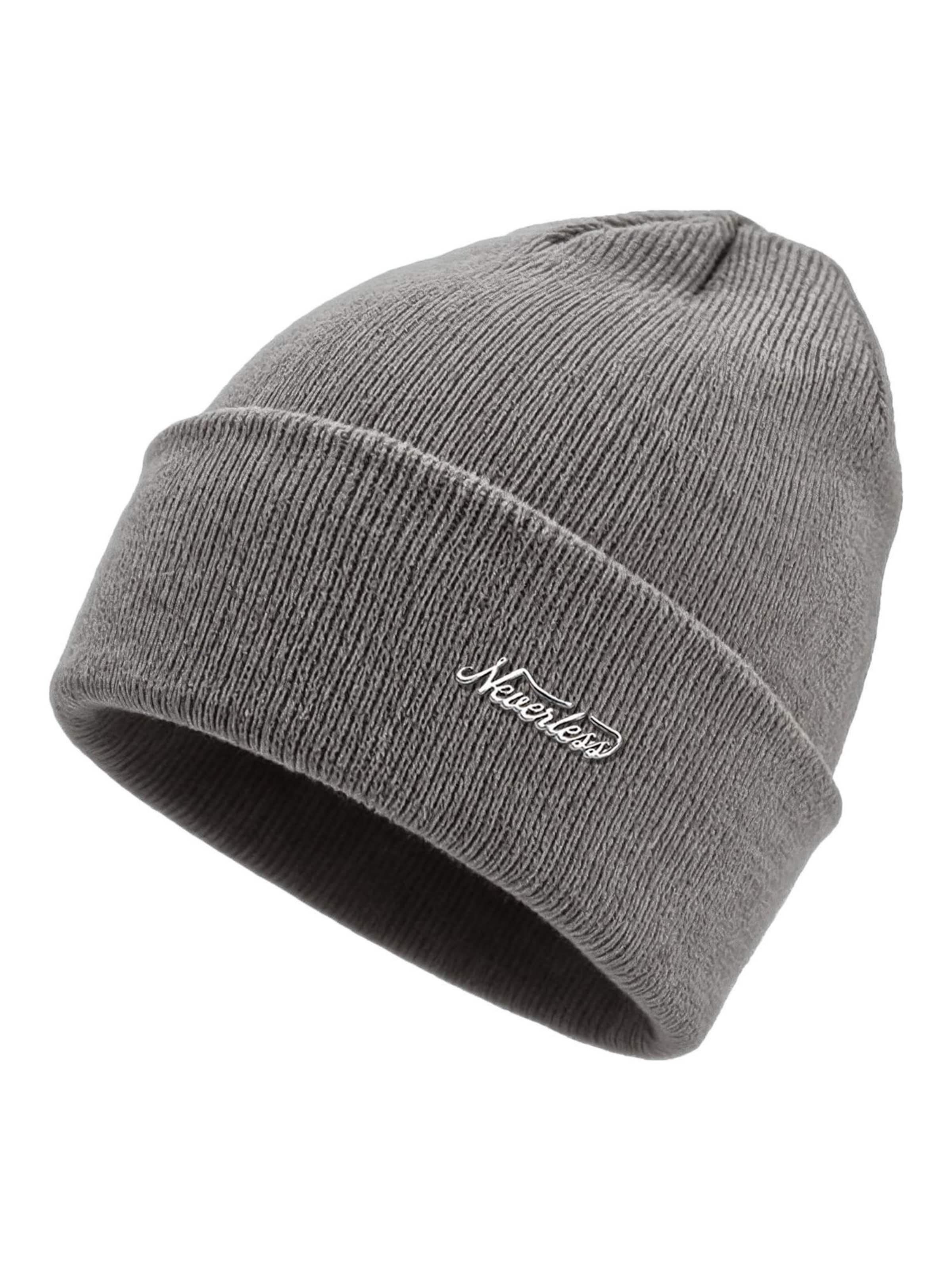 Neverless Mütze '36940'‌‌‌‌‌ in Grau: Vorderseite