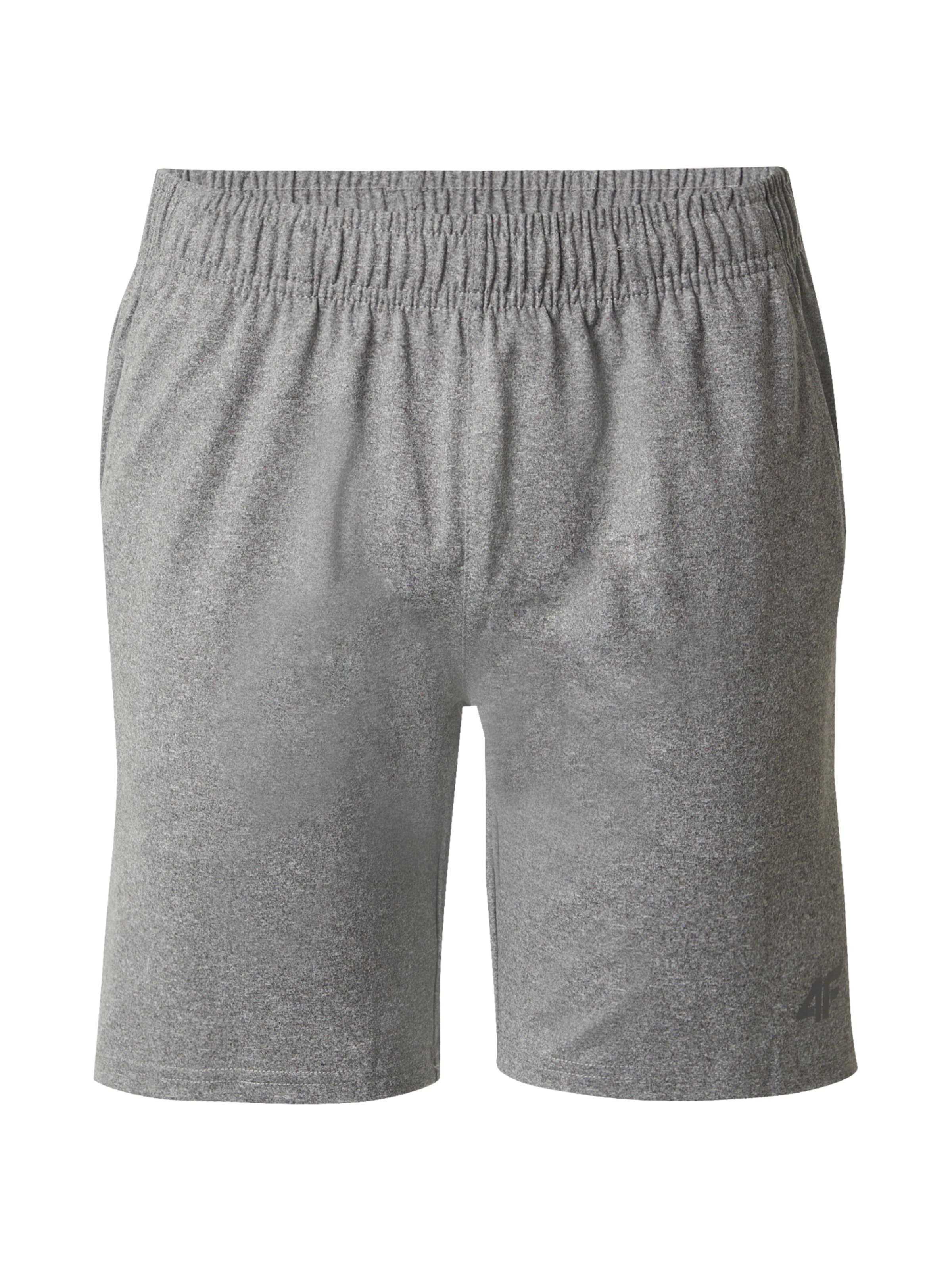 4F Regular Urheiluhousut värissä harmaa: etupuoli