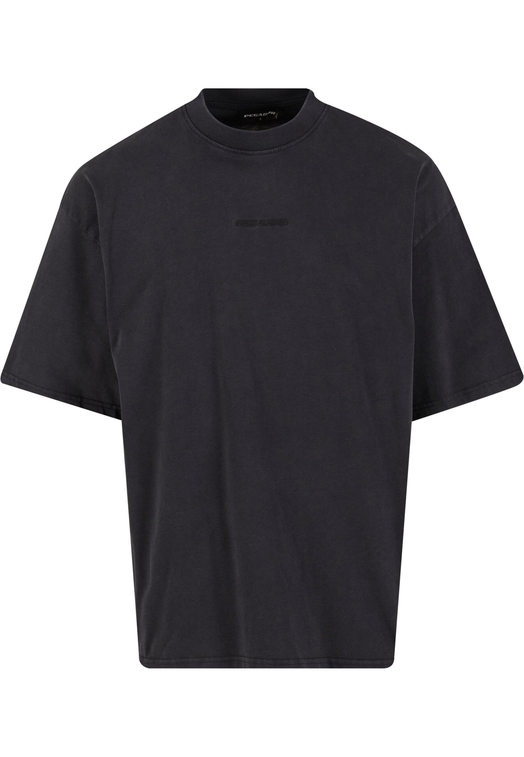 T-Shirt Pegador en noir : devant