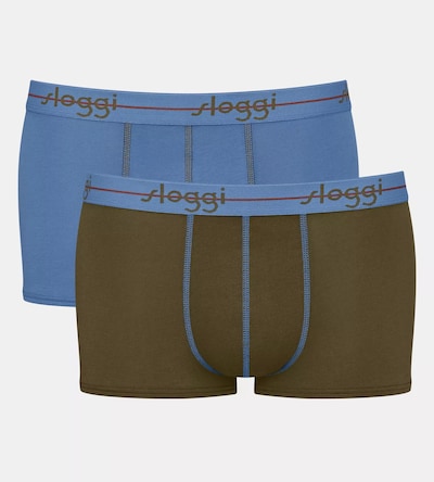 SLOGGI Boxershorts 'Start' i blå / oliv / röd, Produktvy