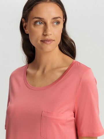 Hanro Nightgown ' Cotton Deluxe ' in Red
