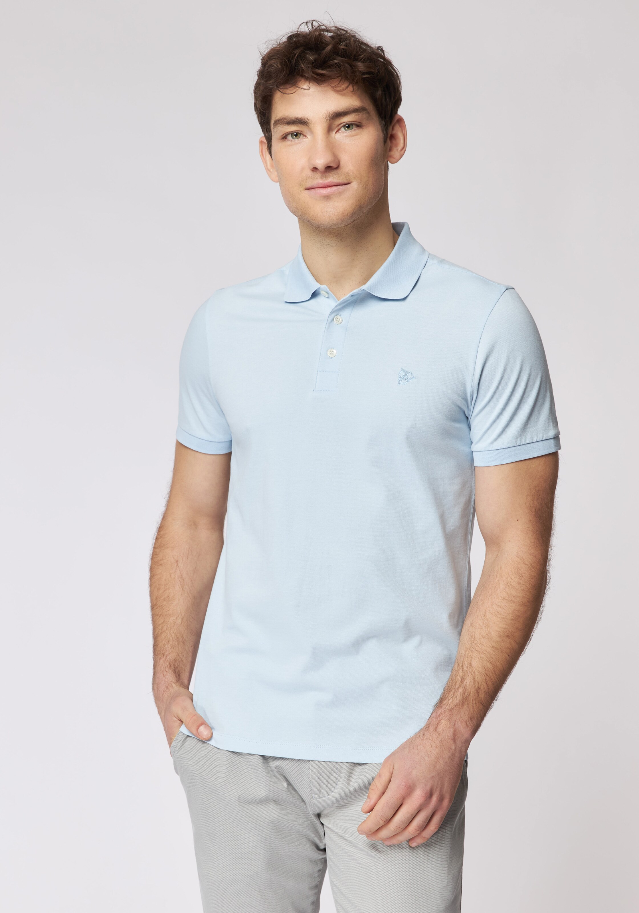 Männer Große Größen ROY ROBSON Poloshirt in Hellblau - ZJ09879 Männer Große Größen ROY ROBSON Poloshirt in Hellblau - ZJ09879