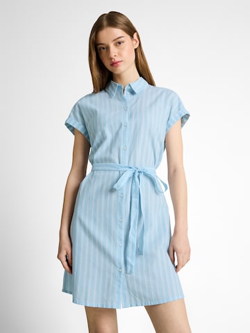 TOM TAILOR DENIM Šaty – modrá: přední strana