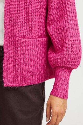 Fransa Knit cardigan 'BEVERLY' in Pink