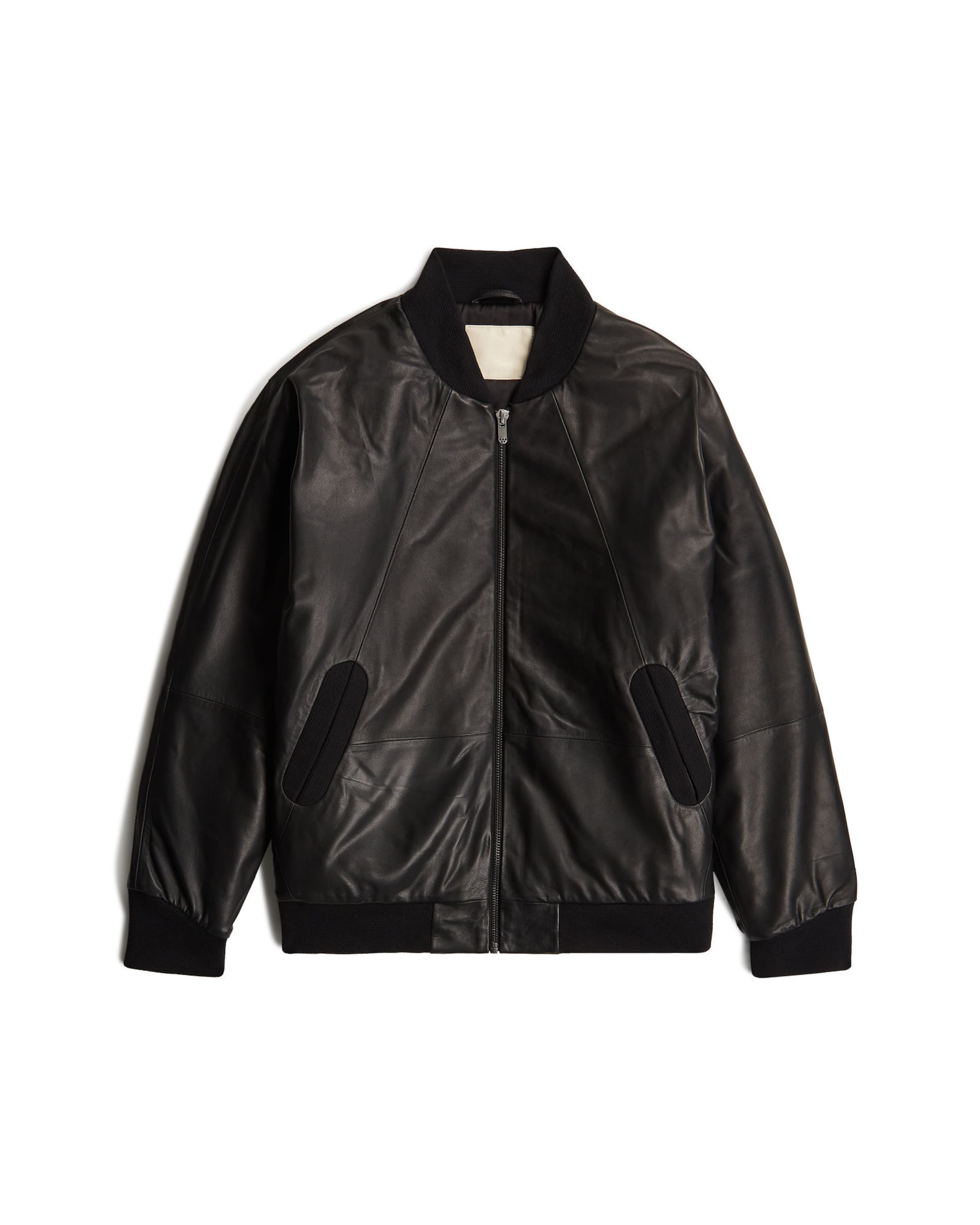 G-STAR Tussenjas 'MN 10 YR Leather Tour' in Zwart: voorkant