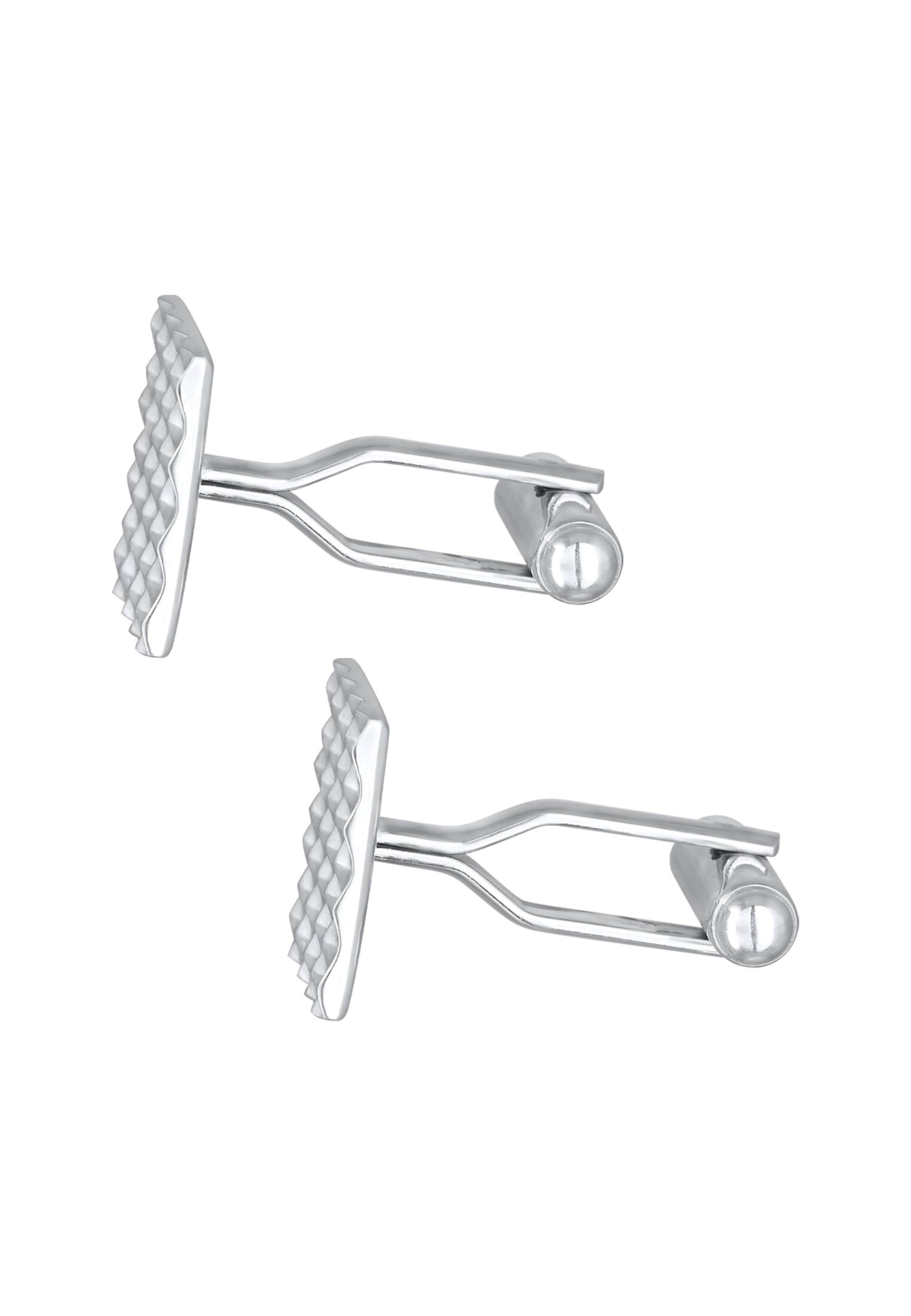 KUZZOI Manschettenknöpfe in Silber