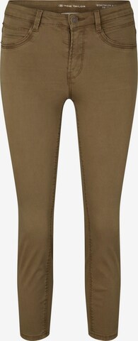 TOM TAILOR Skinny Jeans 'Alexa' in Groen: voorkant