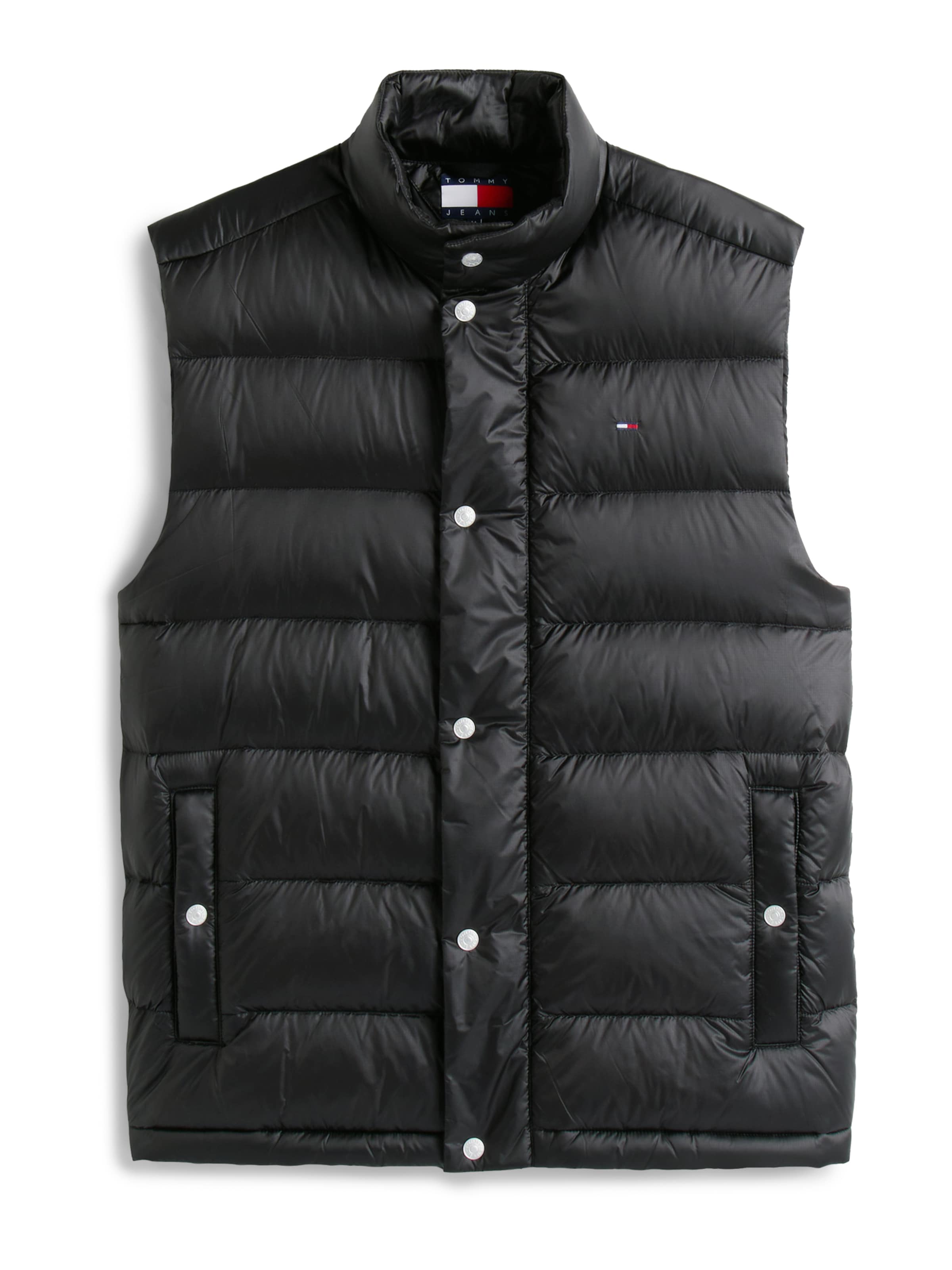 Tommy Jeans - Chaleco en negro: frente