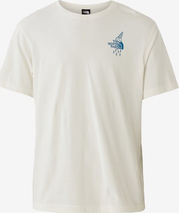 THE NORTH FACE T-Shirt 'POWDER DAYS' in Weiß: Vorderseite