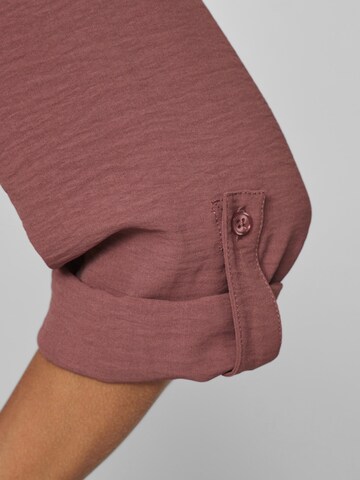 VILA Bluse in Braun