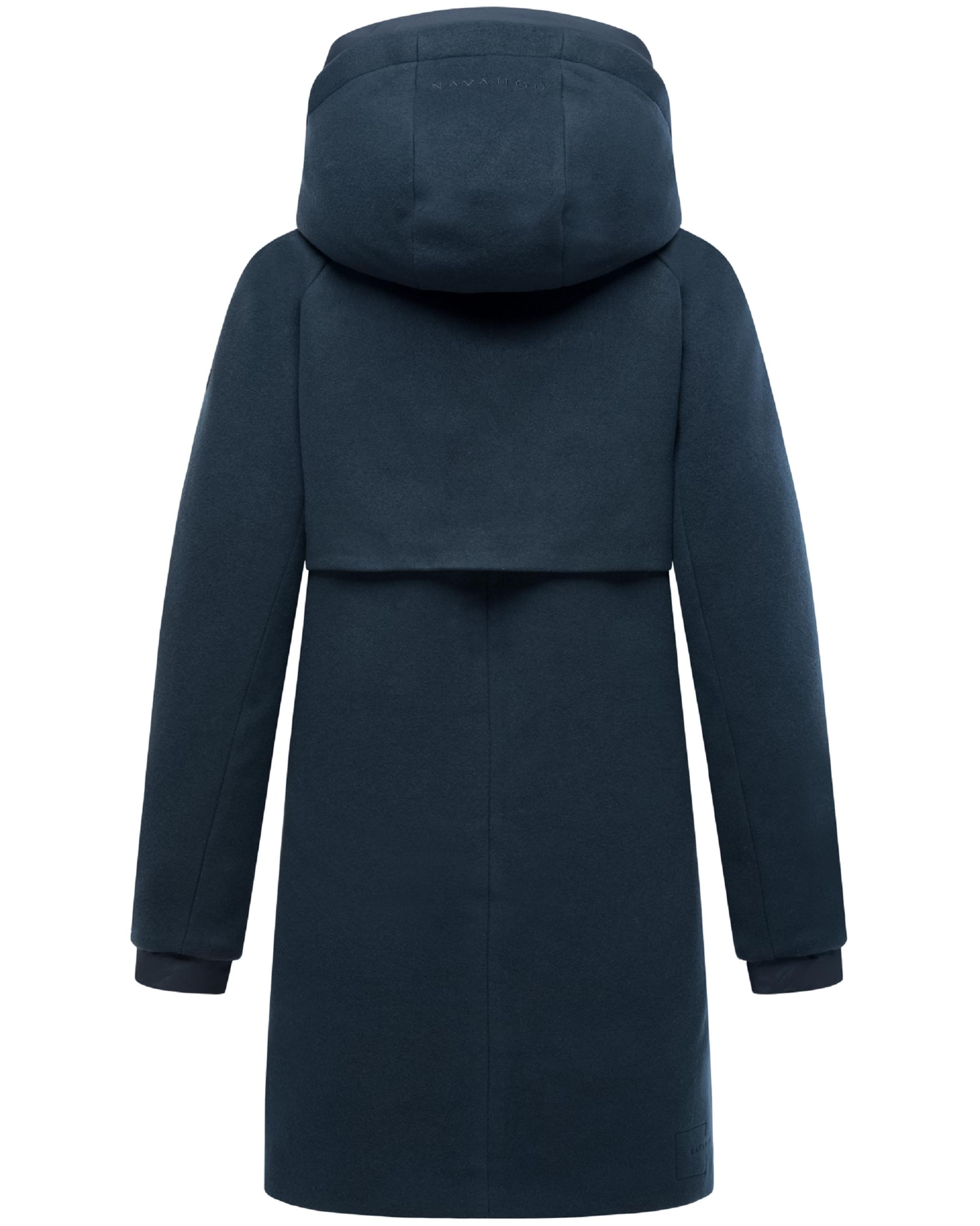 NAVAHOO Winter coat 'Flauschwunder 14' in Blue