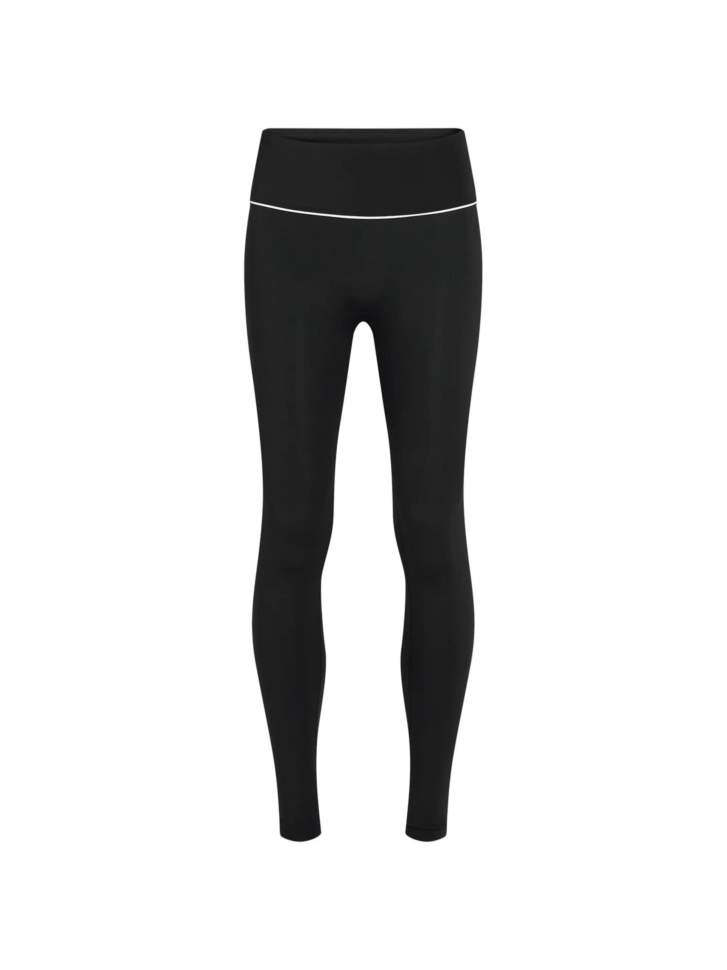 Karl Lagerfeld - regular Leggings 'Athleisure' en negro: frente