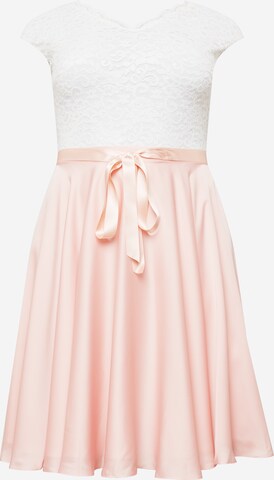 SWING Curve Cocktail Dress in Pink: front