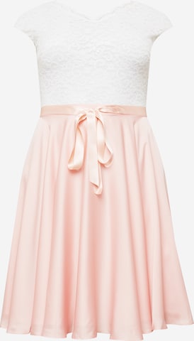 Robe de cocktail SWING Curve en rose : devant