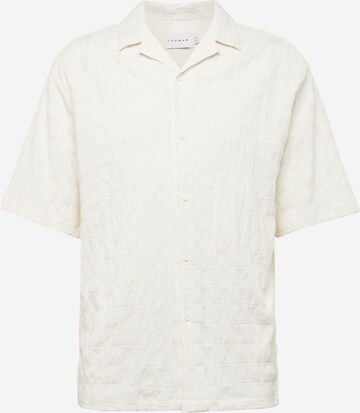 TOPMAN - Ajuste confortable Camisa en beige: frente