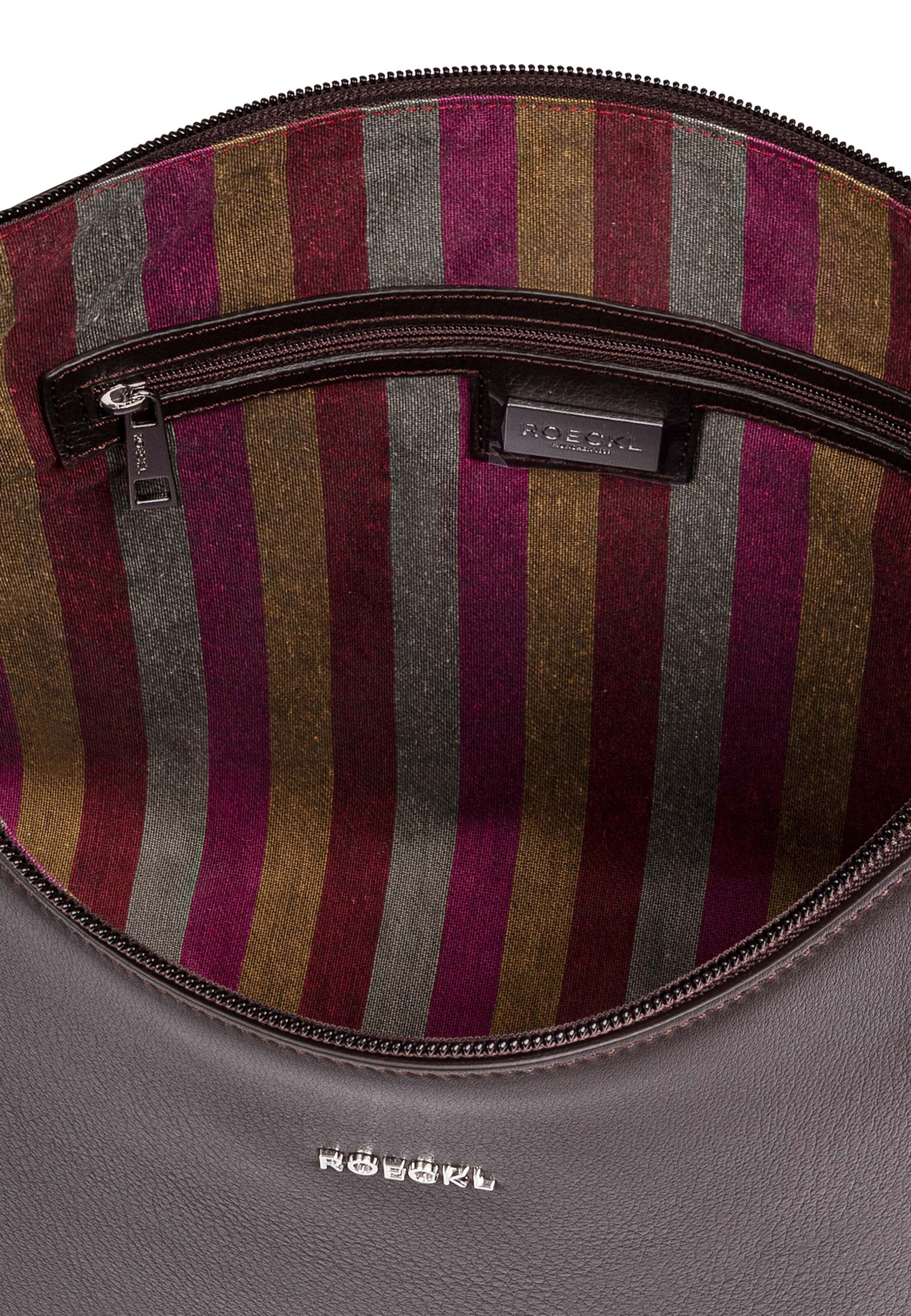 Borsa a spalla 'DIANA SCHULTERTASCHE GRAINED MEDIUM' di Roeckl in marrone