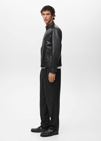MANGO MAN Between-Season Jacket 'Brake' in Black