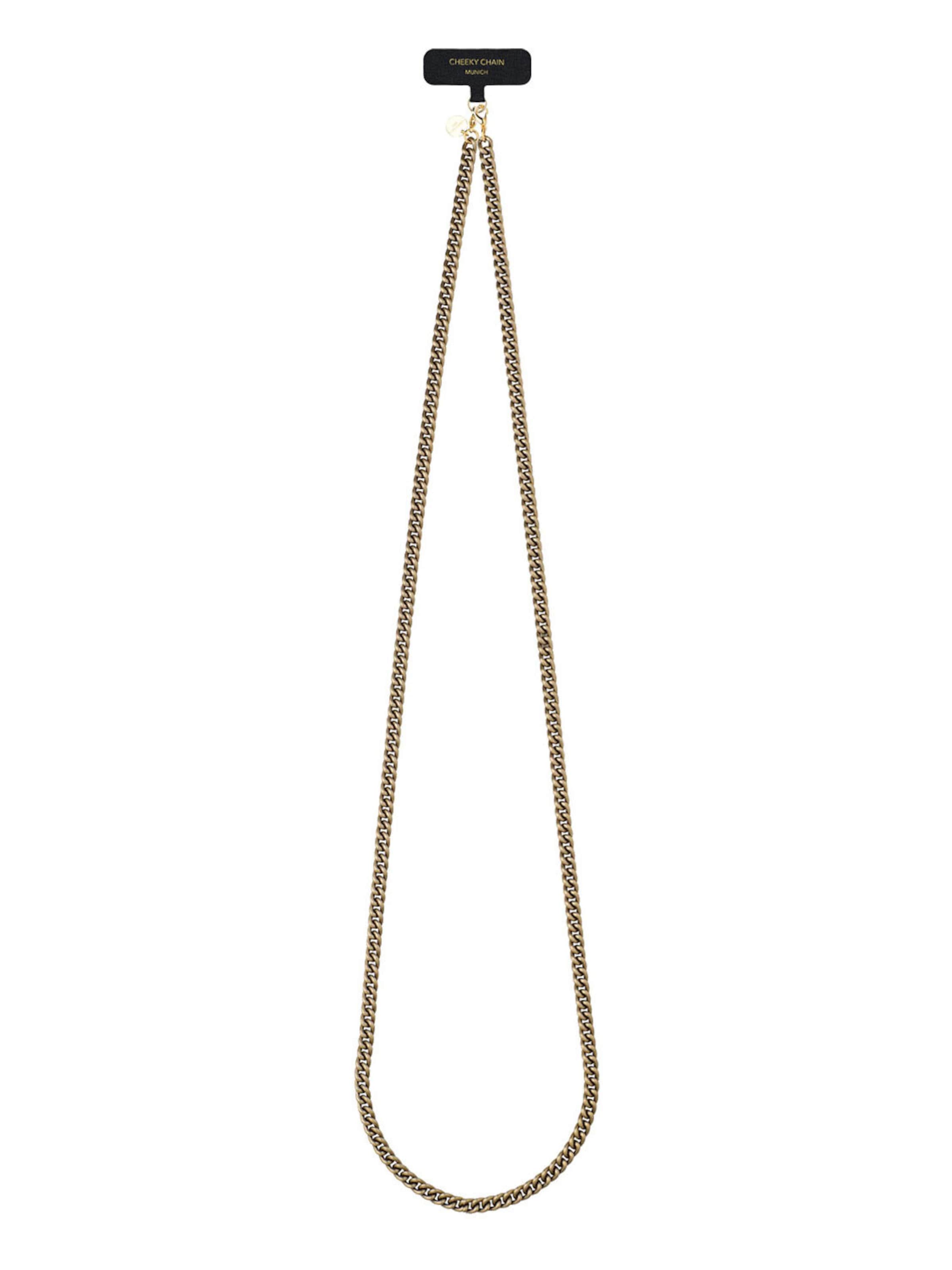 Cheeky Chain Munich Handykette 'Ava' in Bronze: Vorderseite